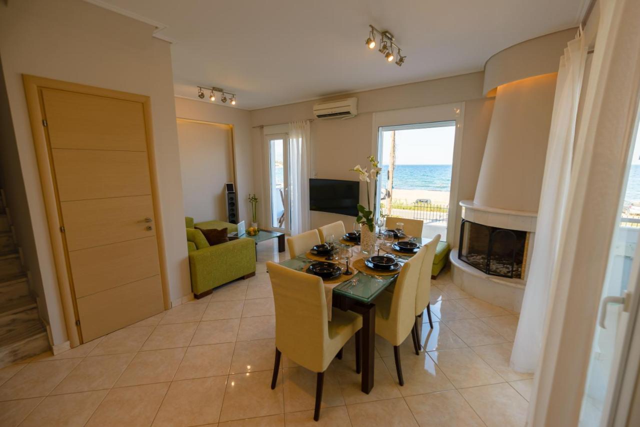 Lemoni Luxury Residence In Front Of The Sea Kechries Exteriér fotografie