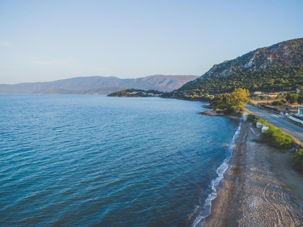 Lemoni Luxury Residence In Front Of The Sea Kechries Exteriér fotografie