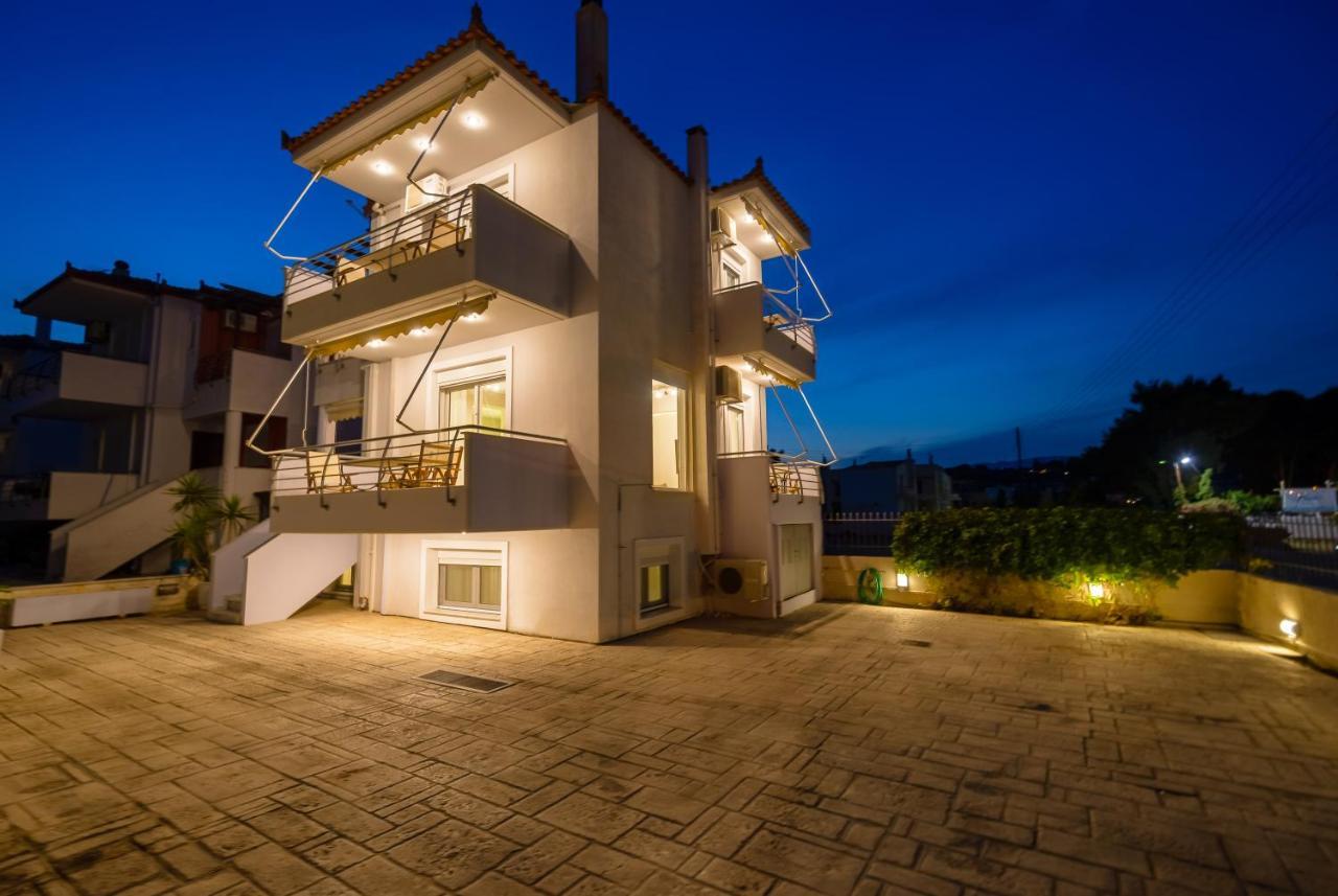 Lemoni Luxury Residence In Front Of The Sea Kechries Exteriér fotografie